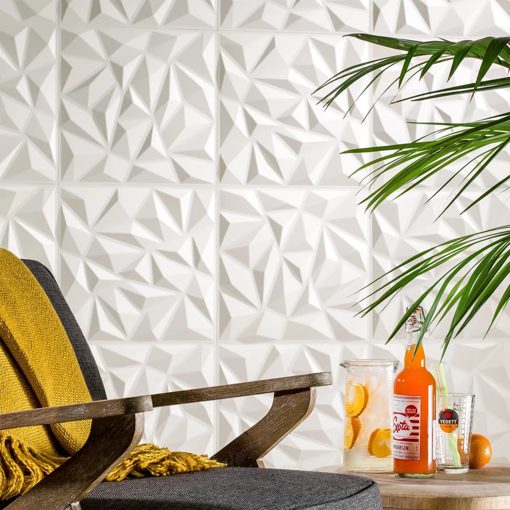 Wallart 3d-vægpaneler 24 stk. ga-wa27 puck - number 10.