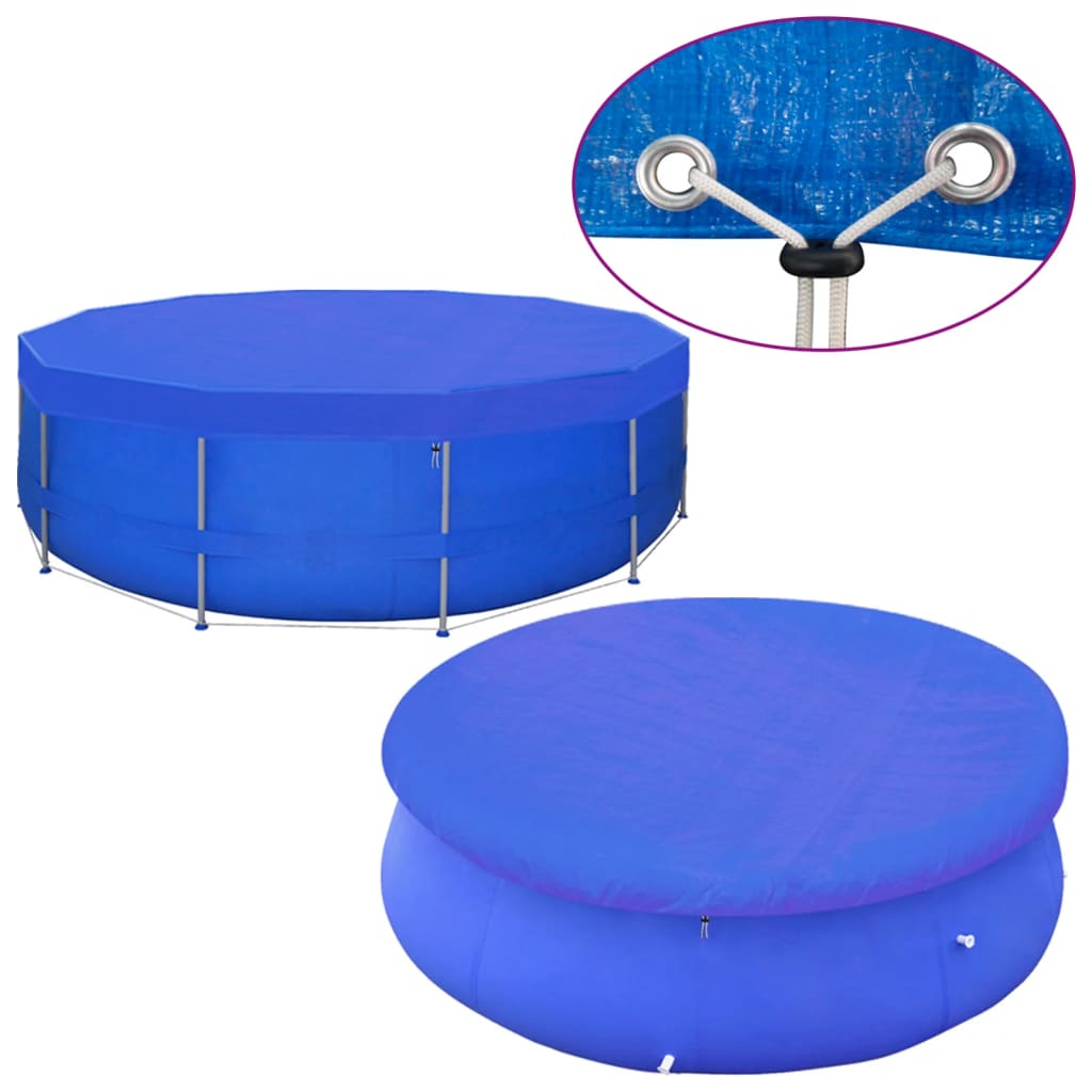 Bâche de piscine pcs. 460 cm 90 g/m² pe ronde - ø 460 cm, 2 - number 4.