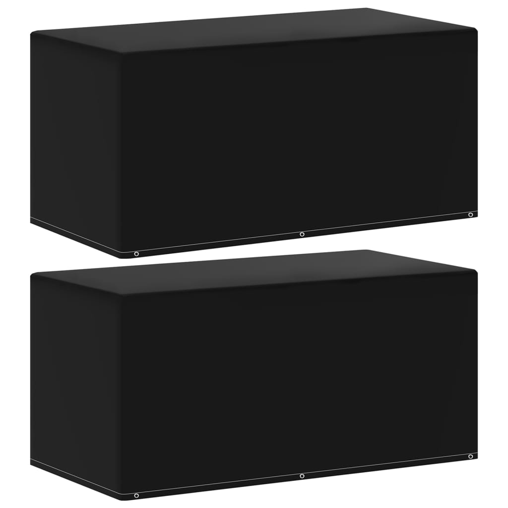 Havemøbelovertræk 2 stk. 160x80x75 cm 6 snørehuller - number 1.