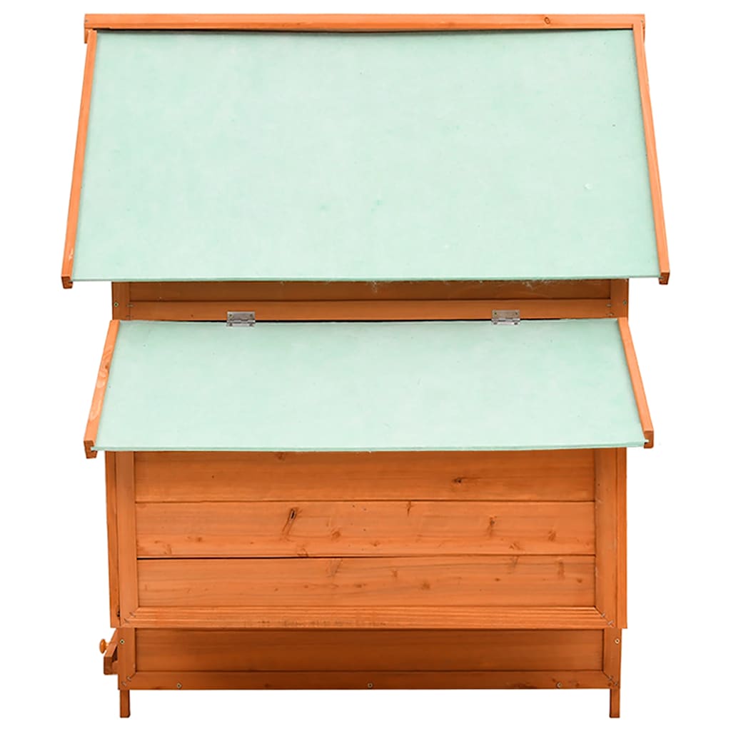 Poulailler 152x96x110 cm bois d'épicéa massif - number 4.