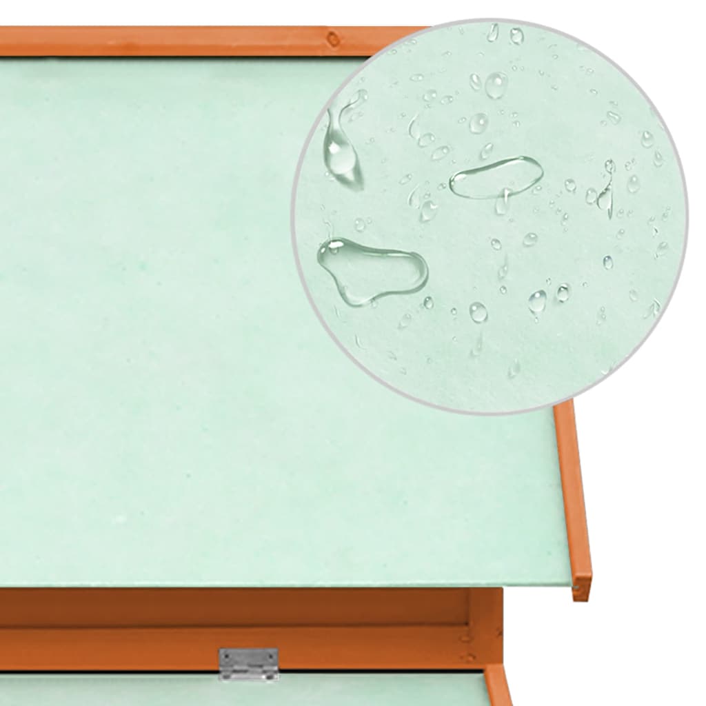 Poulailler 152x96x110 cm bois d'épicéa massif - number 7.