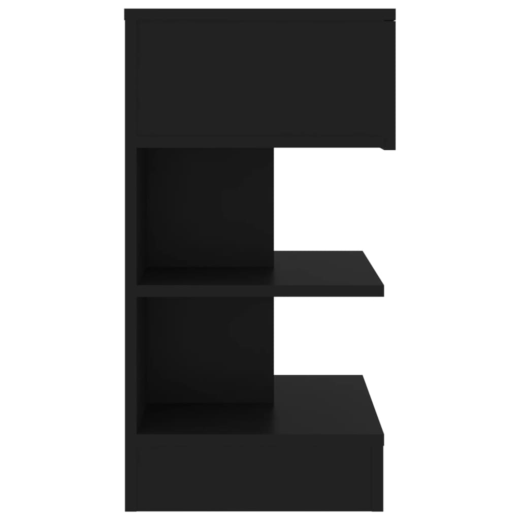 Sengeborde stk. 40x35x65 cm - sort, 2 - number 7.