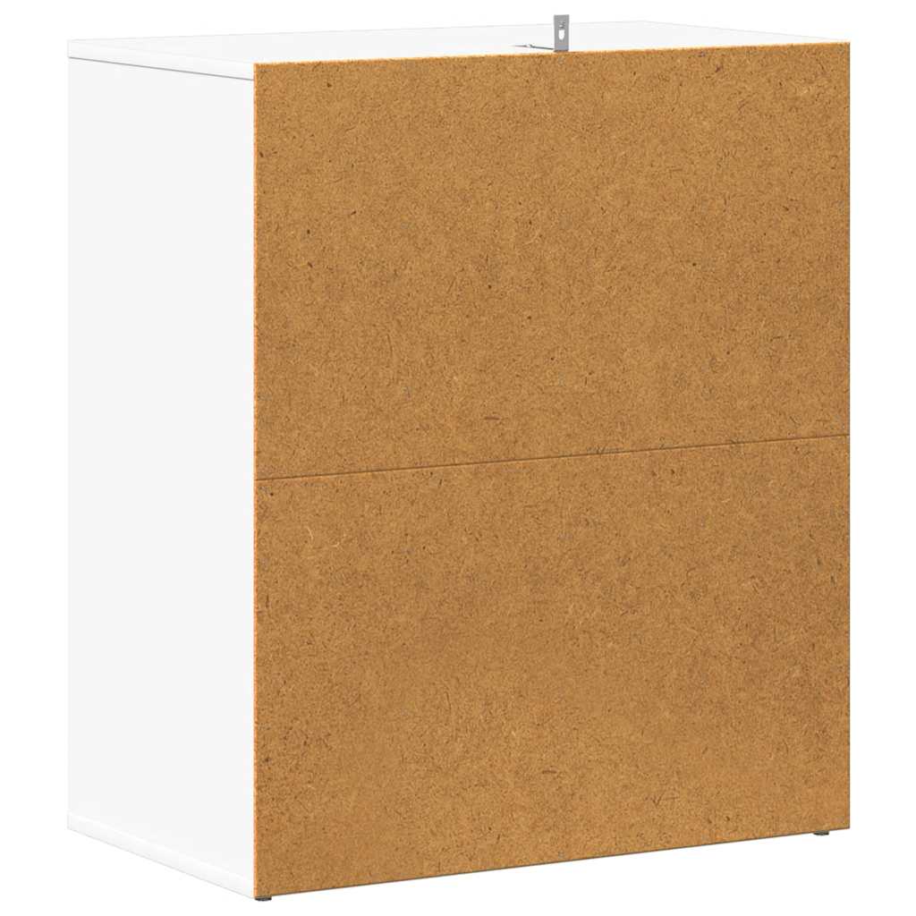 Ormarić za cipele 60x35x70 cm konstruirano drvo - bijeli, 1 - number 9.