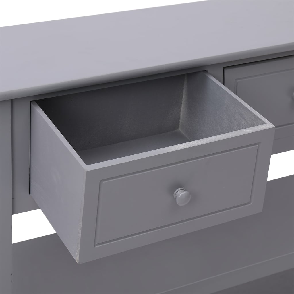 Skænk 108x30x76 cm massivt kejsertræ - grå, 1 - number 5.