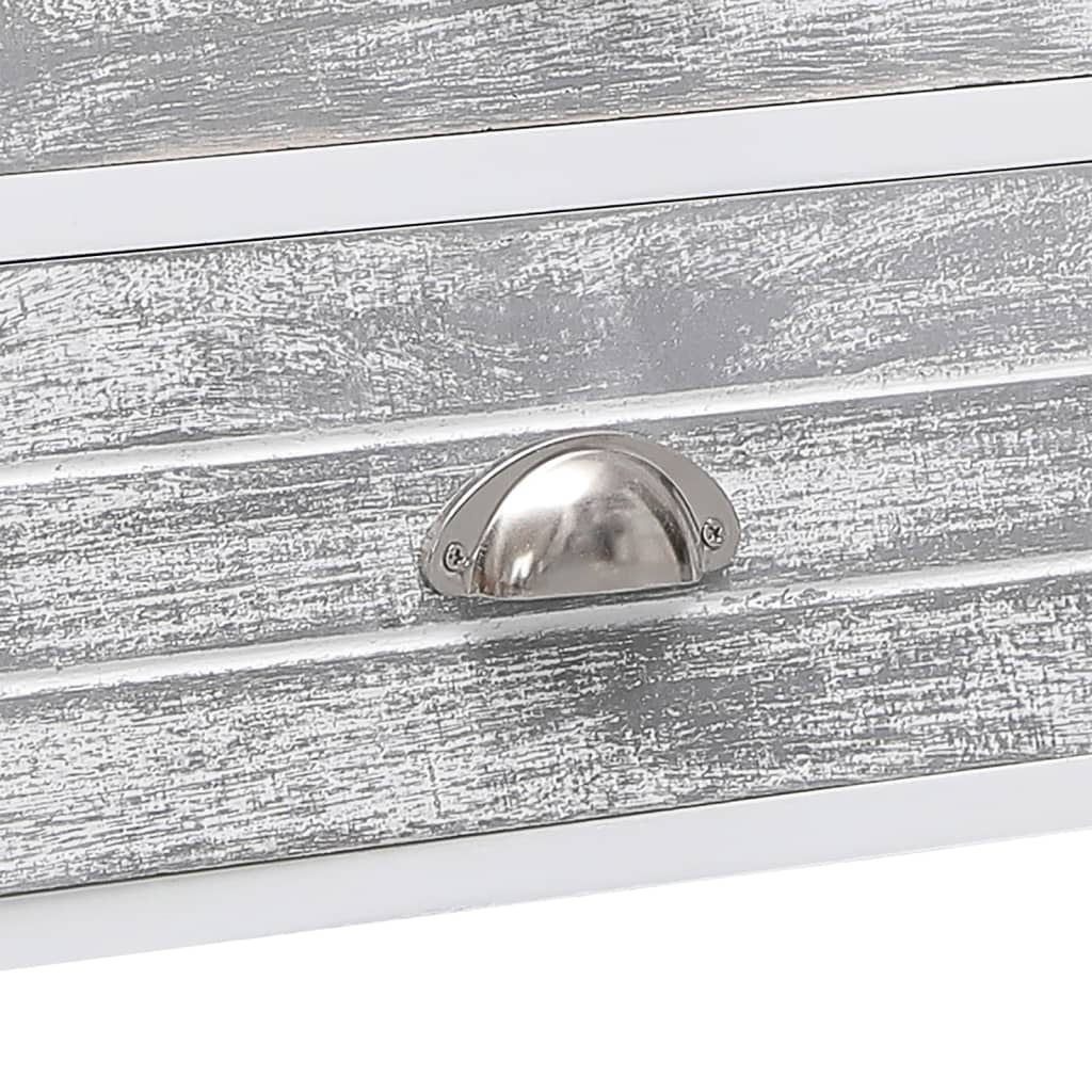 Szafka rtv 108x30x40 cm lite drewno mahoniowe - biały i szary, 1 - number 5.