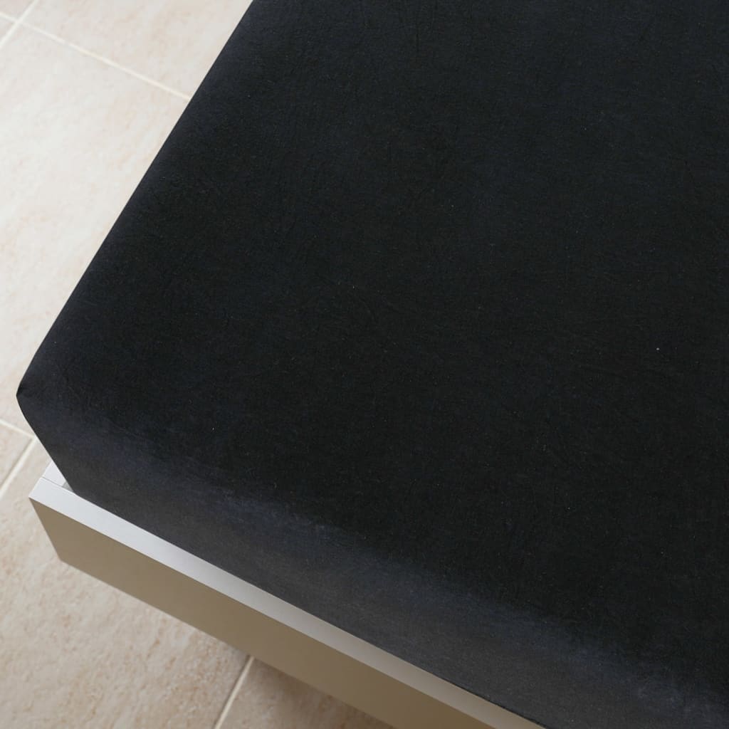 Jersey de couche extensible bumly - noir, 90 x 200 cm, 1 - number 4.