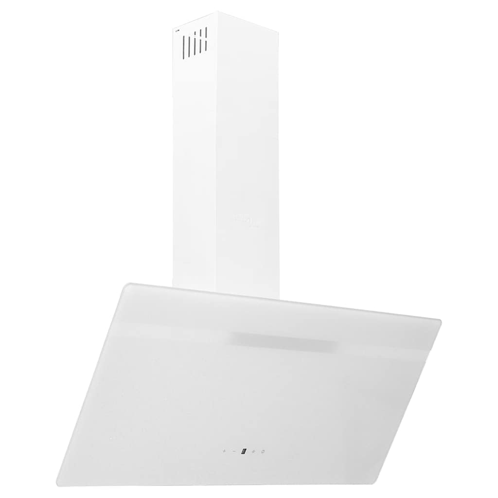 Væghængt emhætte 90 cm stål og hærdet glas - hvid, 90 x 33.5 x 108 cm - number 2.