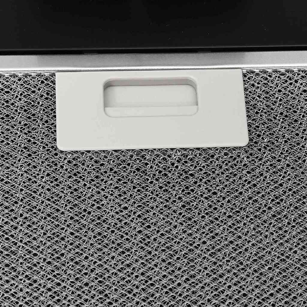 Væghængt emhætte 90 cm stål og hærdet glas - sort, 90 x 33 x 93.5 cm - number 7.