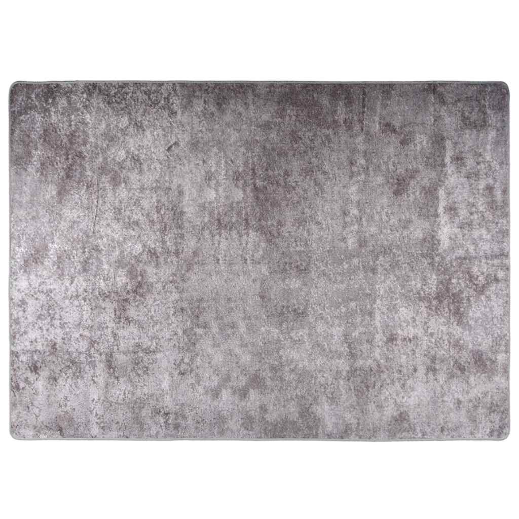 Carpet non -slip and washable - gray, 120 x 180 cm - number 1.