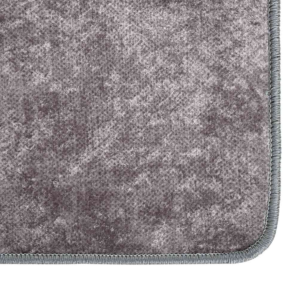 Tapis non glisser et lavable - gris, 120 x 180 cm - number 4.