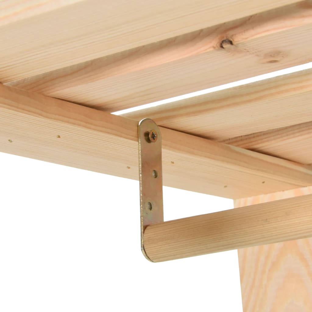 Clothes rack 100x38x170 cm solid pine - number 5.