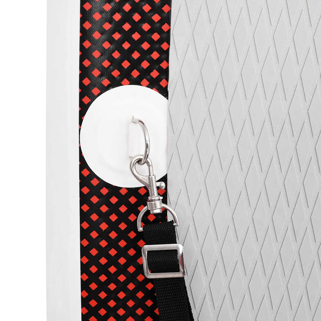 Daska za veslanje na napuhavanje 330x76x10 cm crvena - number 8.