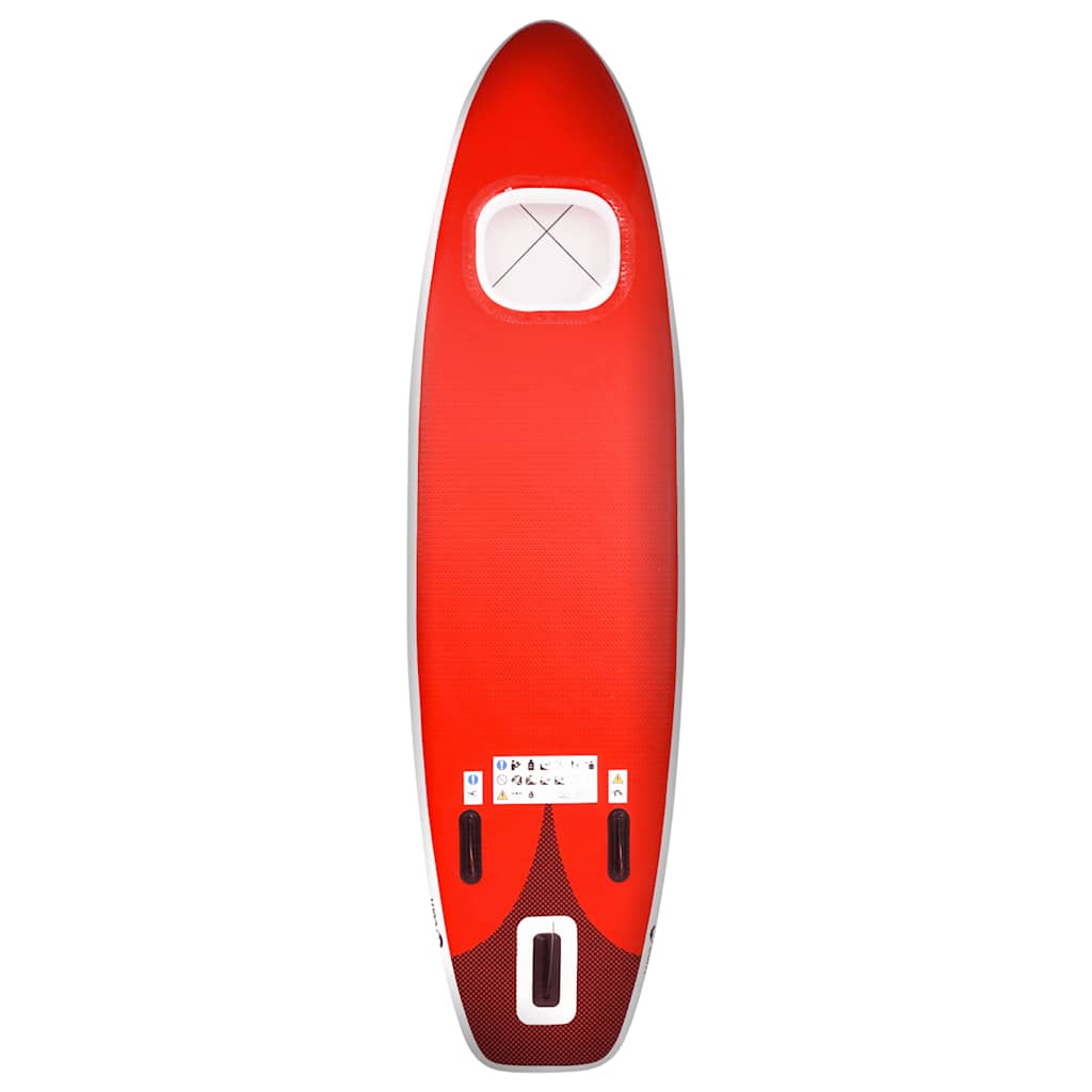 Oppusteligt paddleboardsæt 360x81x10 cm rød - number 4.