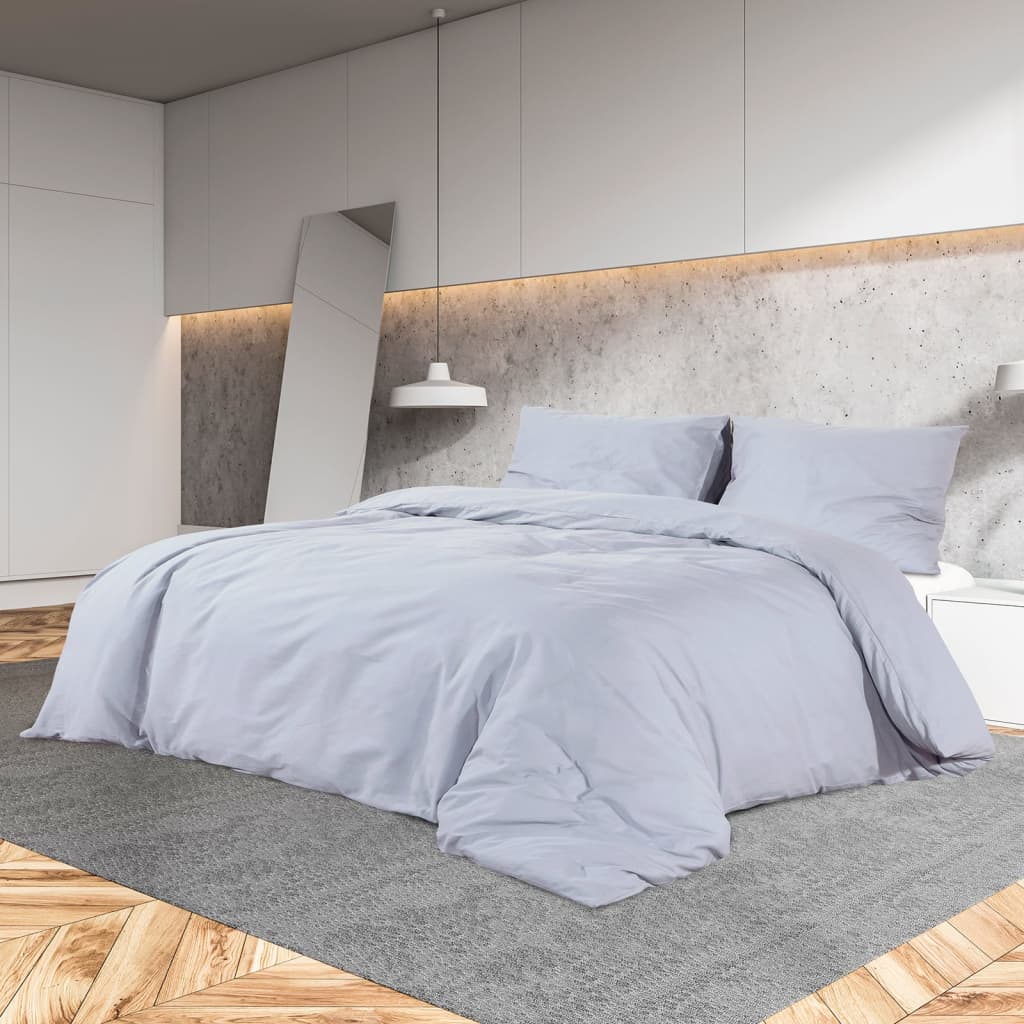 Bedding 260x240 cm lightweight microfiber fabric - gray, 260 x 240 cm + 65 x 65 cm, 1, x - number 1.