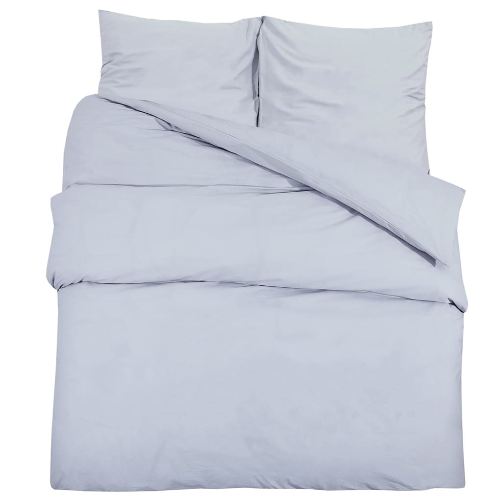 Bedding 260x240 cm lightweight microfiber fabric - gray, 260 x 240 cm + 65 x 65 cm, 1, x - number 2.