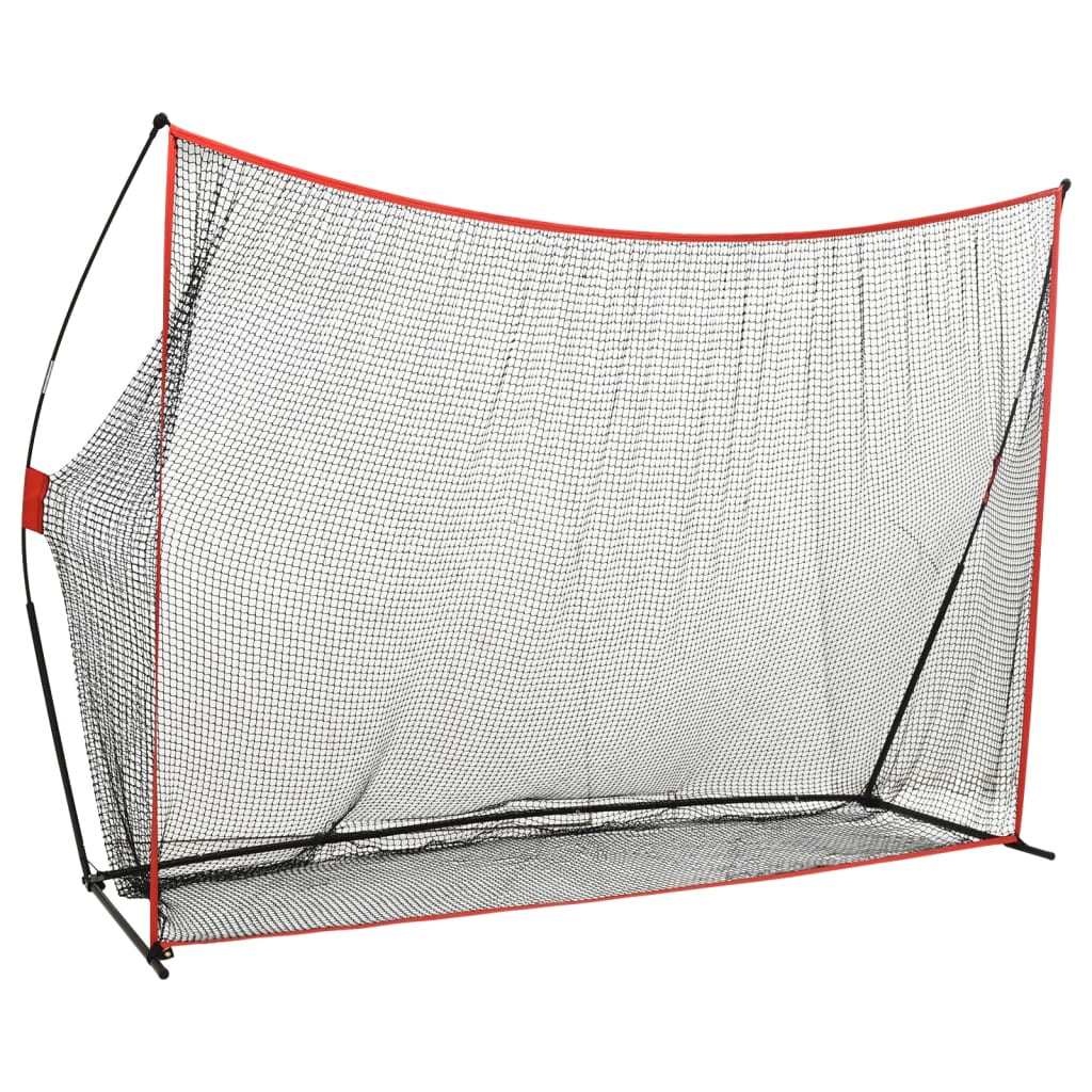 Træningsnet til golf 356x92,5x215 cm metal - number 1.