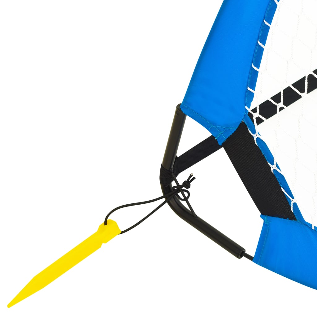 Dječji nogometni gol 2 kom. s torbom za odlaganje 75,5x46x48 cm - number 7.