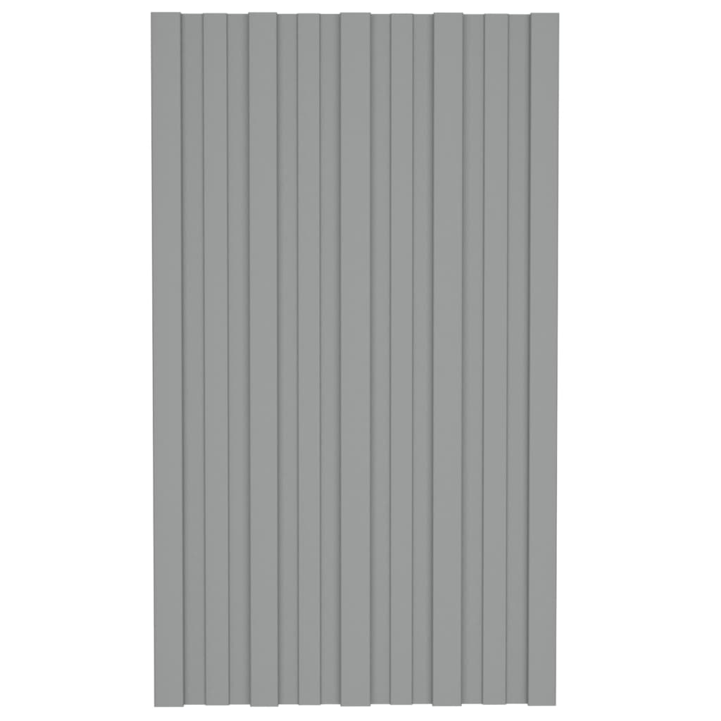 Tagplader stk. galvaniseret stål - grå, 80 x 45 cm, 36 - number 2.