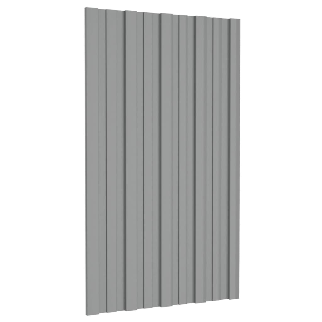 Tagplader stk. galvaniseret stål - grå, 80 x 45 cm, 36 - number 3.