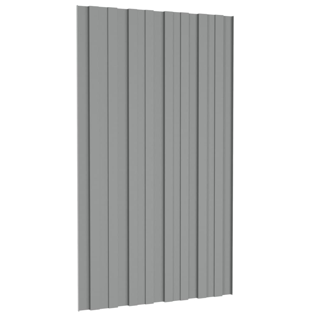Tagplader stk. galvaniseret stål - grå, 80 x 45 cm, 36 - number 5.