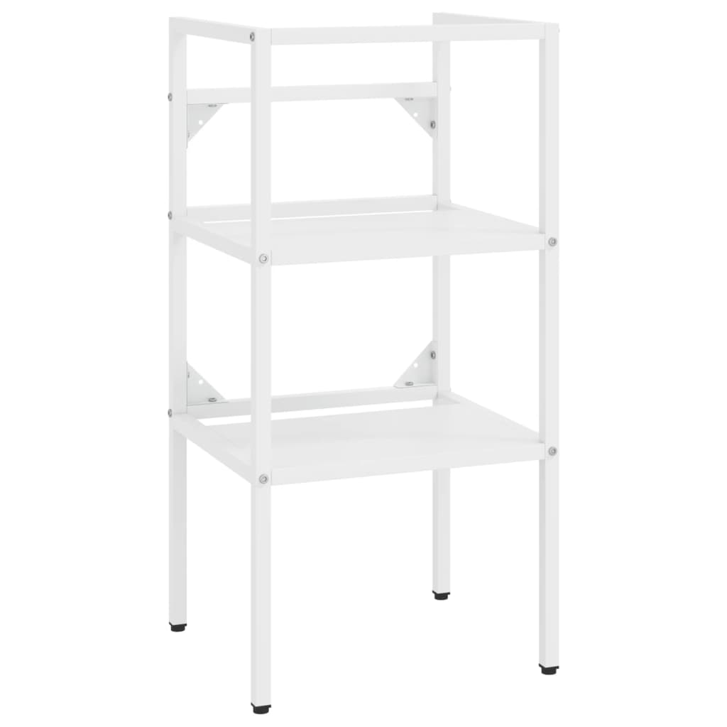 Badeværelsesmøbel til håndvask jern - hvid, 40 x 38 x 83 cm, 1 - number 2.