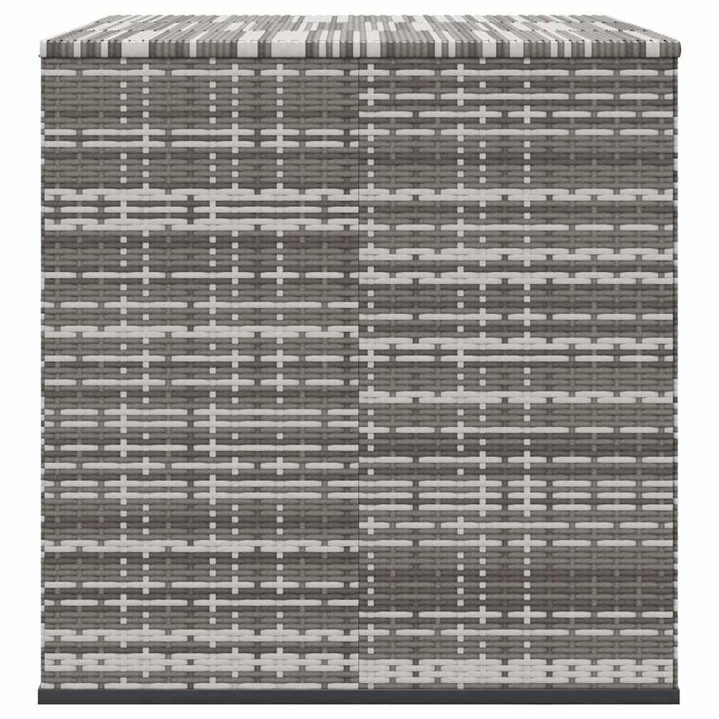 Hyndeboks polyrattan - grå, 145 x 100 x 103 cm - number 4.