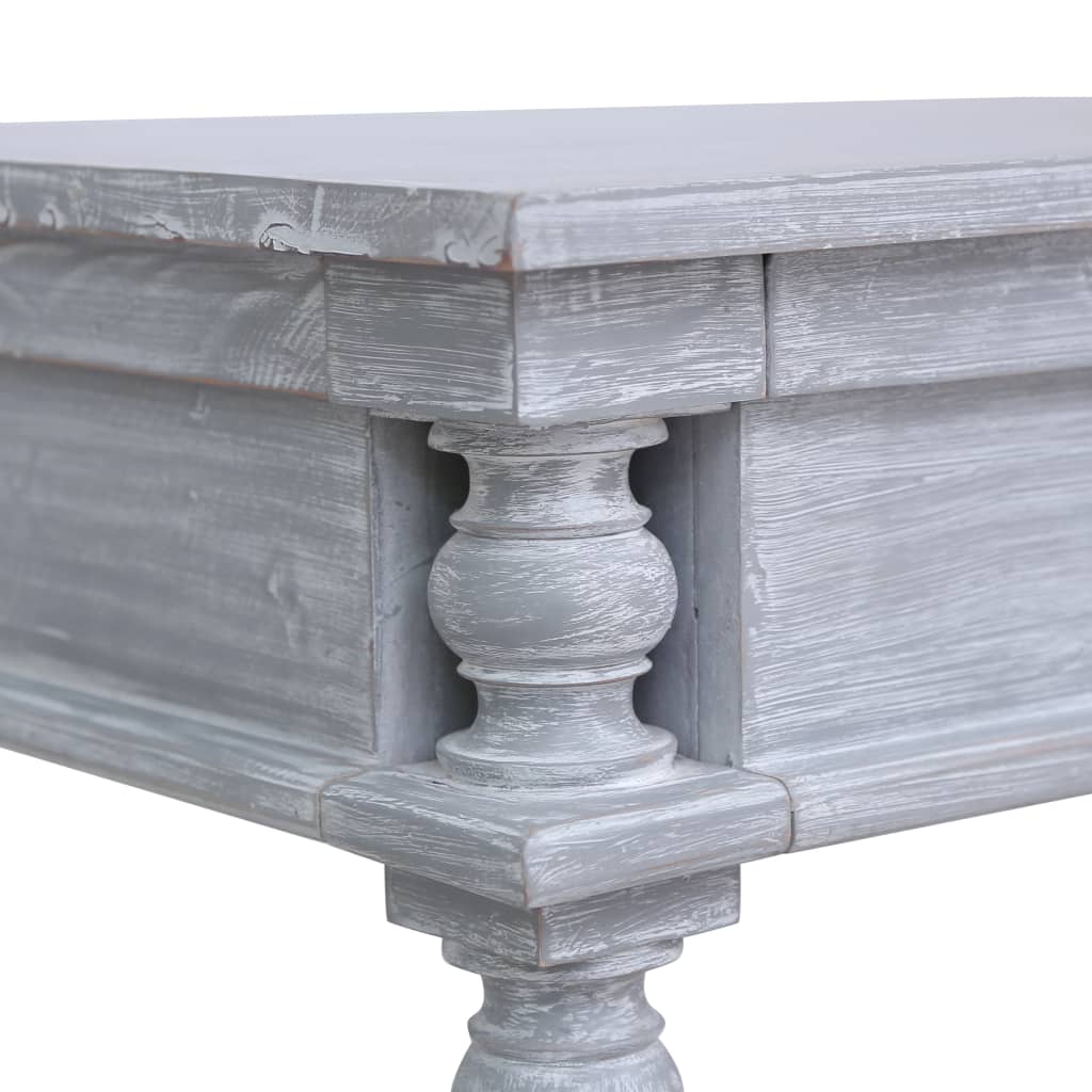 Skrivebord 115x50x78 cm massivt mahognitræ - number 8.