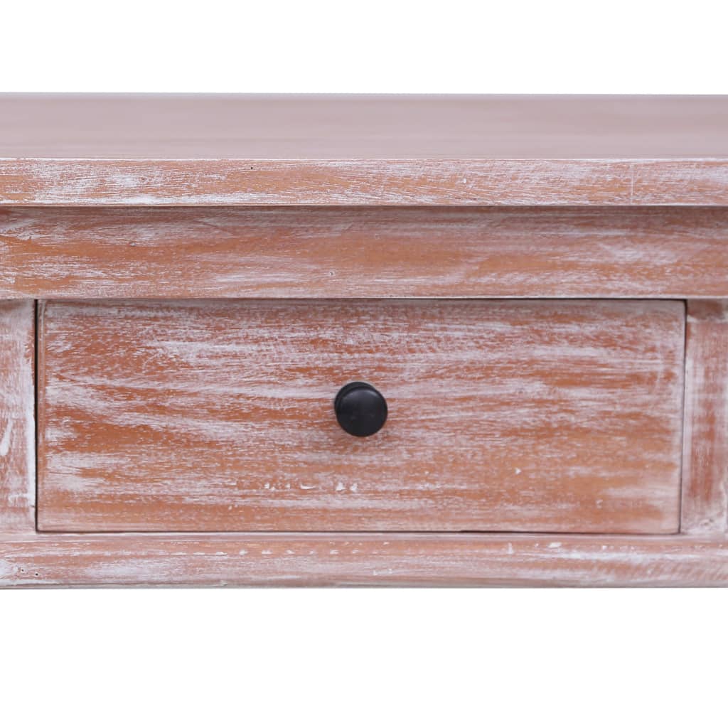 Biurko 115x50x78 cm lite drewno mahoniowe - number 6.