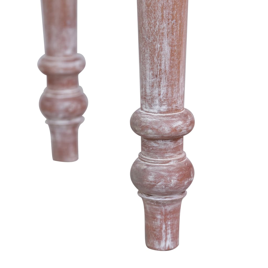 Biurko 115x50x78 cm lite drewno mahoniowe - number 7.