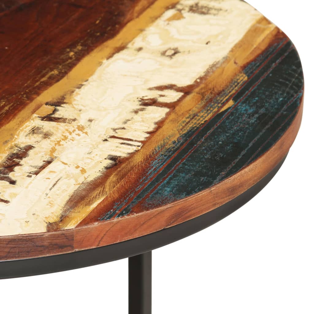 Indskudsborde 2 stk. massivt genbrugstræ - number 5.