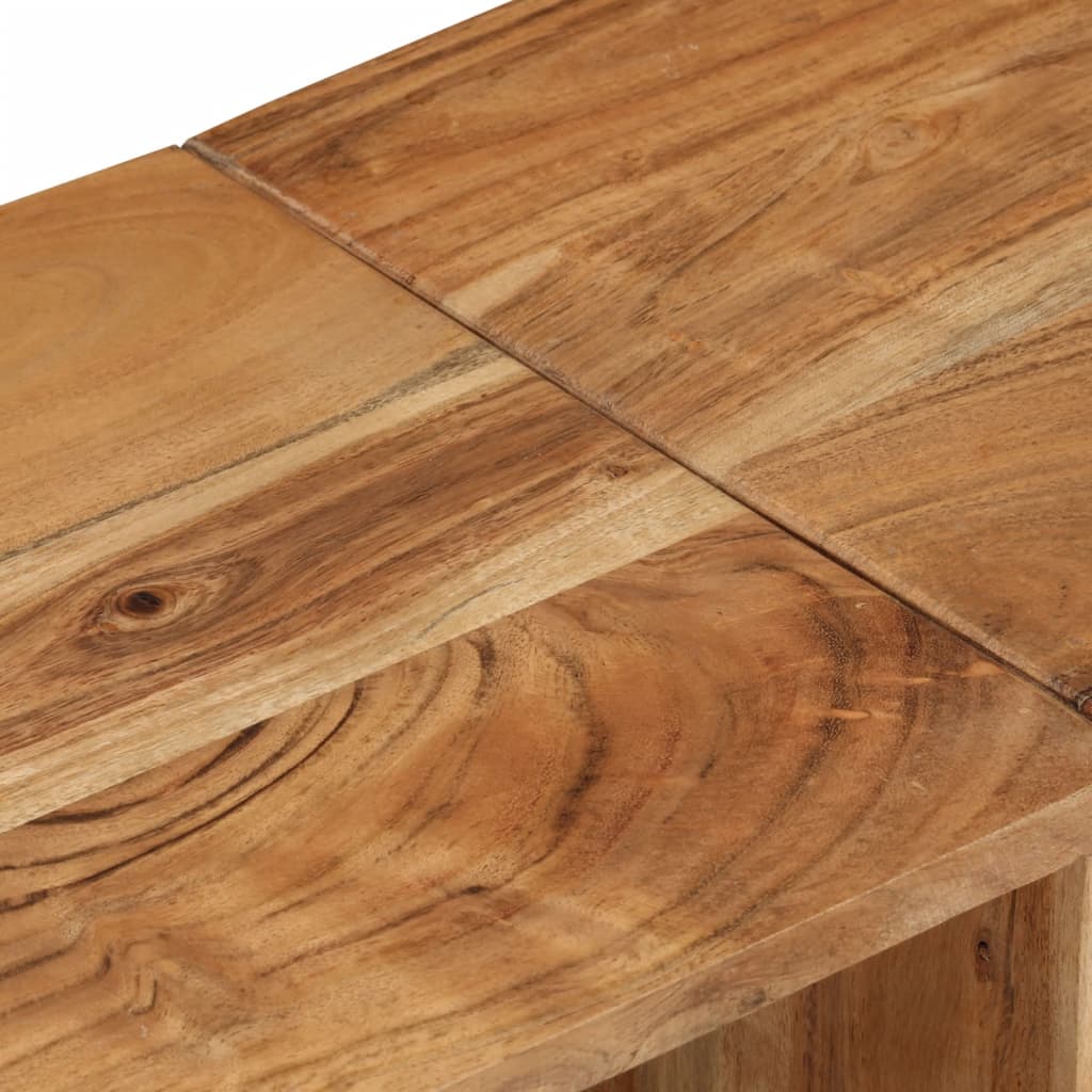 Tv-bord 160x30x45 cm massivt akacietræ - number 7.