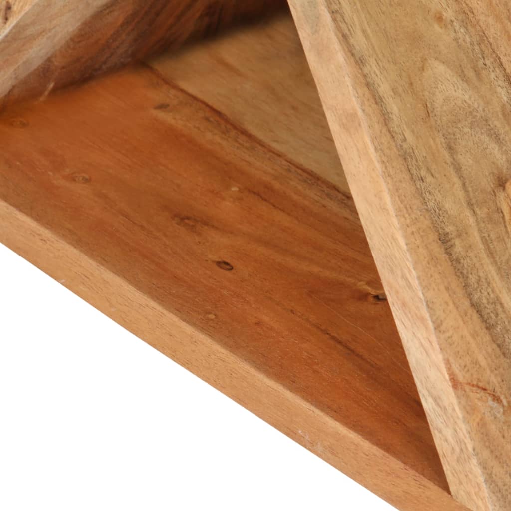 Stolik pomocniczy 35x35x55 cm lite drewno akacjowe - number 6.