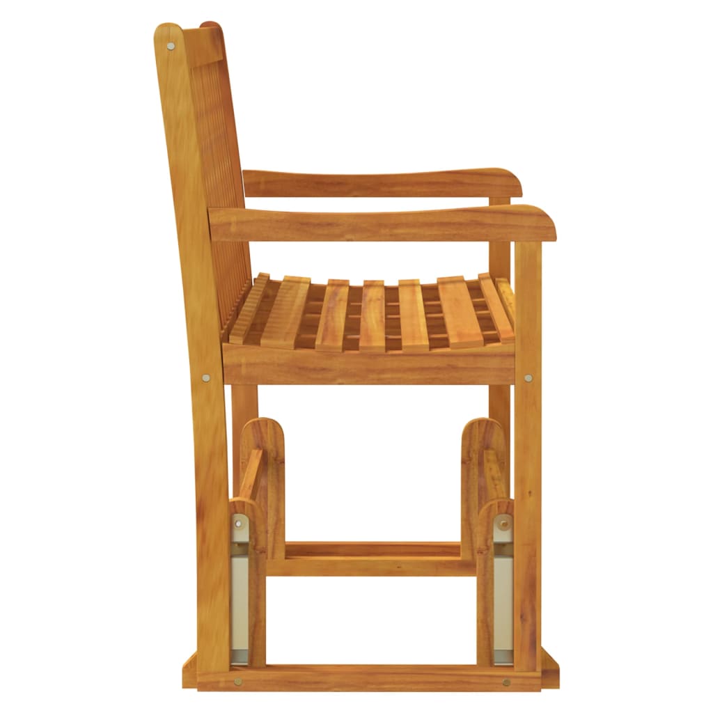 Gyngebænk til haven 110 cm massivt akacietræ - number 4.