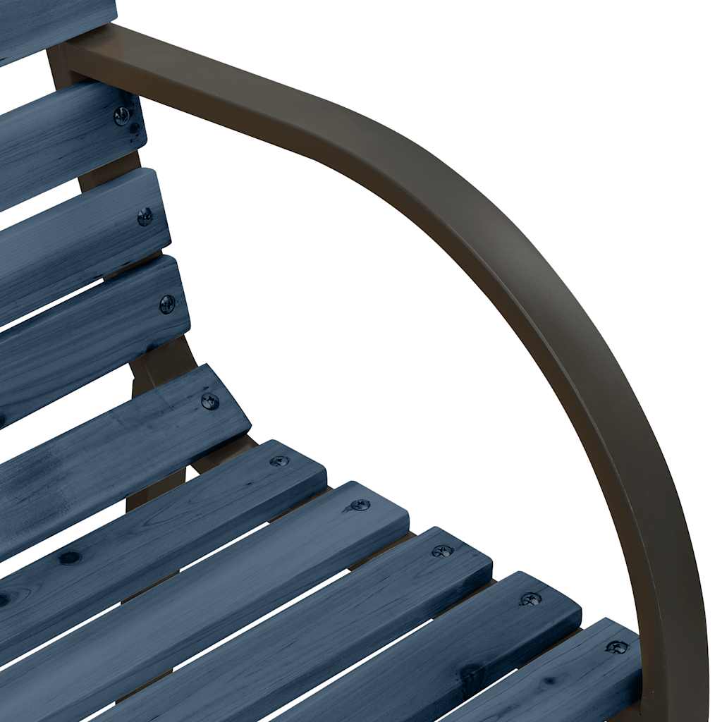 Havebænk til børn 81 cm kinesisk fyrretræ grå - number 5.