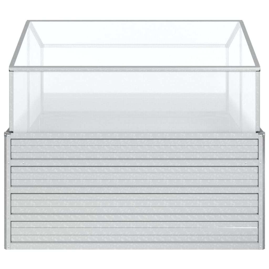 Visoki krevet s staklenikom 100x100x85 cm srebrna boja - ooo 21, ooo 22, ooo 23 - number 4.