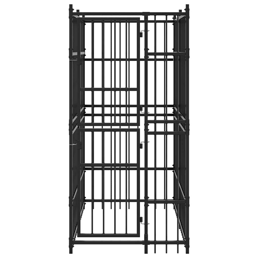 Cage pour chien d'extérieur 1,84 m² en acier - number 4.