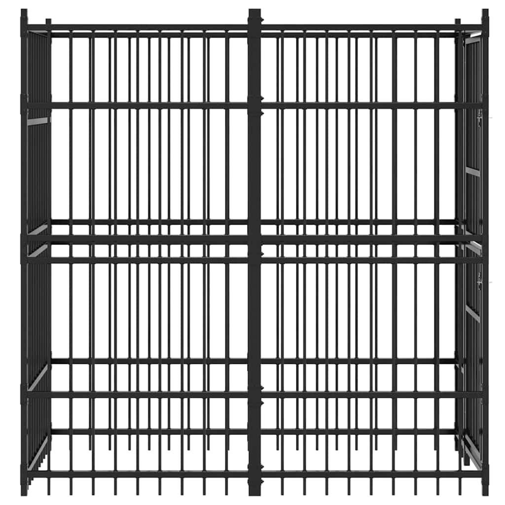 Cage pour chien d'extérieur 1,84 m² en acier - number 5.