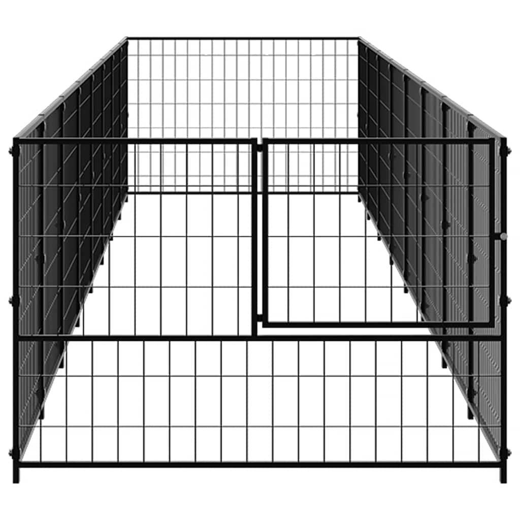 Enclos pour chien 8 m² acier - argent, 700 x 200 x 70 cm, 1 - number 3.