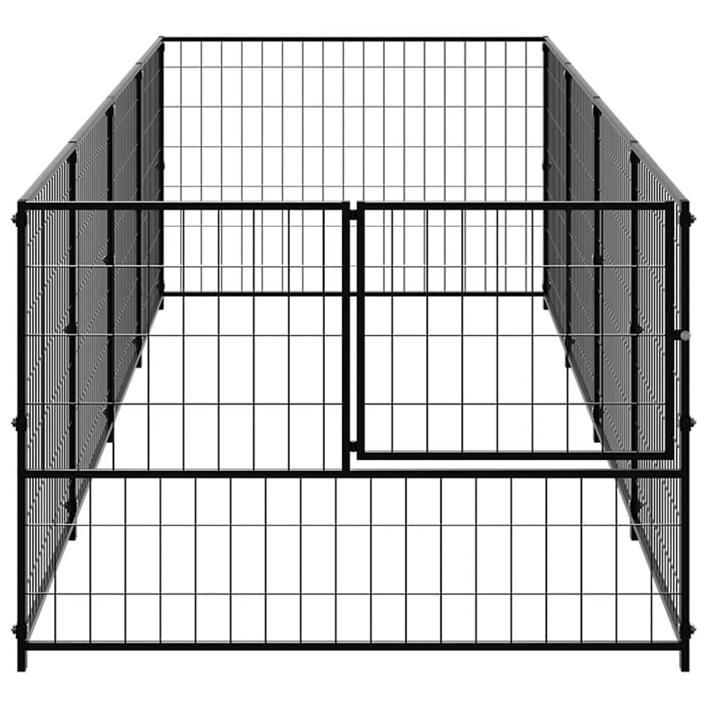 Chine running farm 4 m² steel - noir, 400 x 100 x 70 cm, 1 - number 3.