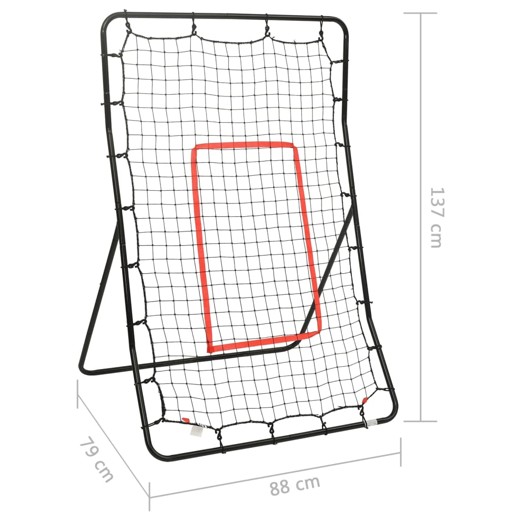 Rimbalzatore softball 88x79x137 cm acciaio - number 9.