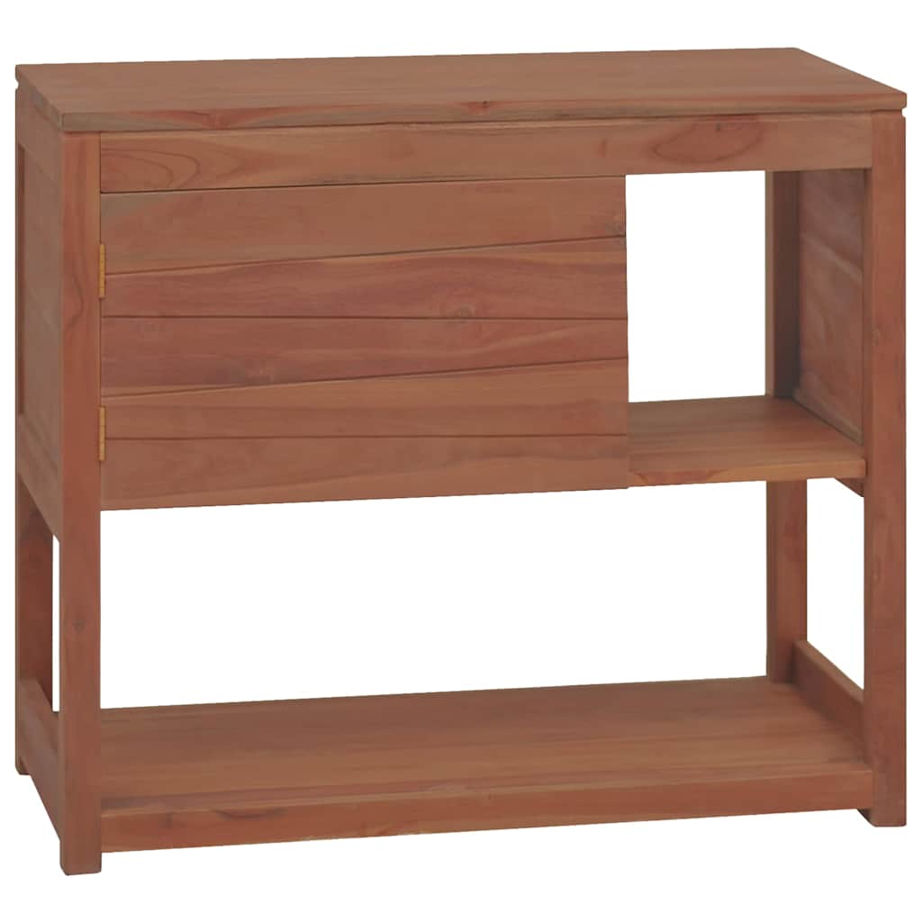 Baderomsskap 85x40x75 cm heltre teak - number 1.