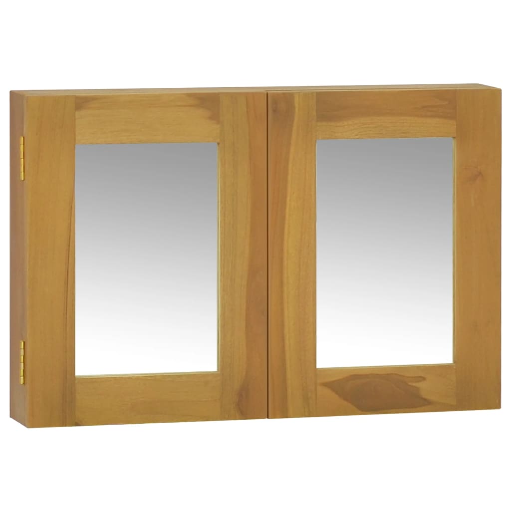Speilskap 60x10x40 cm heltre teak - number 1.
