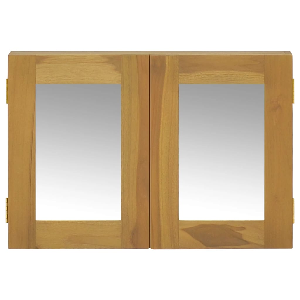 Speilskap 60x10x40 cm heltre teak - number 2.