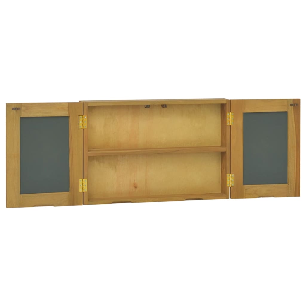 Speilskap 60x10x40 cm heltre teak - number 3.