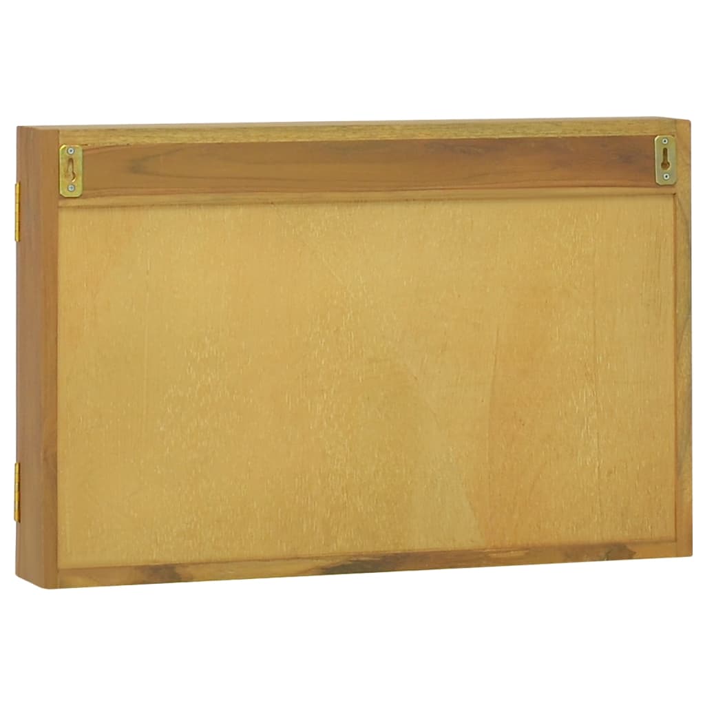 Speilskap 60x10x40 cm heltre teak - number 5.