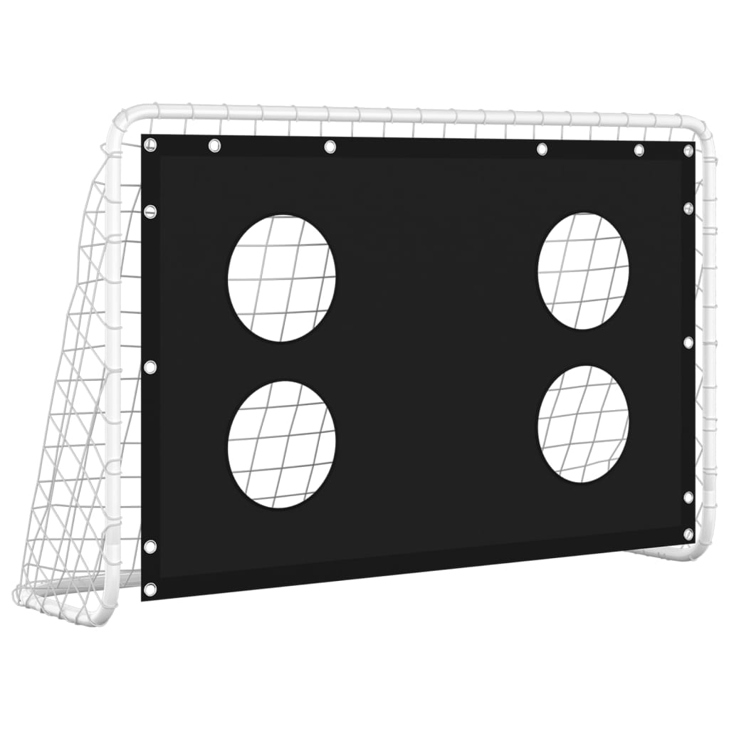 Voetbaldoel voor precisietraining 184x61x122 cm staal - number 2.
