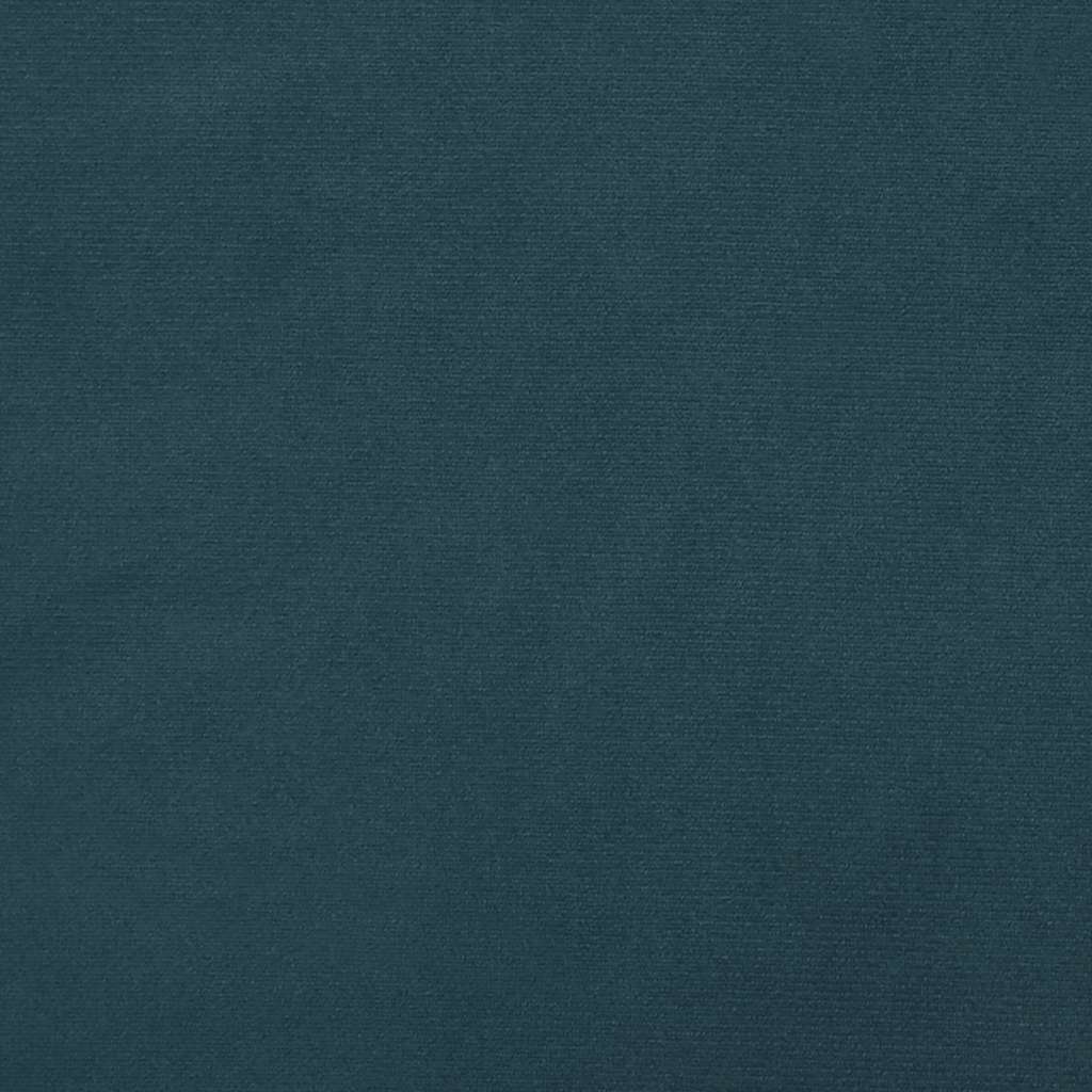 2-manns sovesofa med 2 puter fløyel - blå, med puter - number 11.