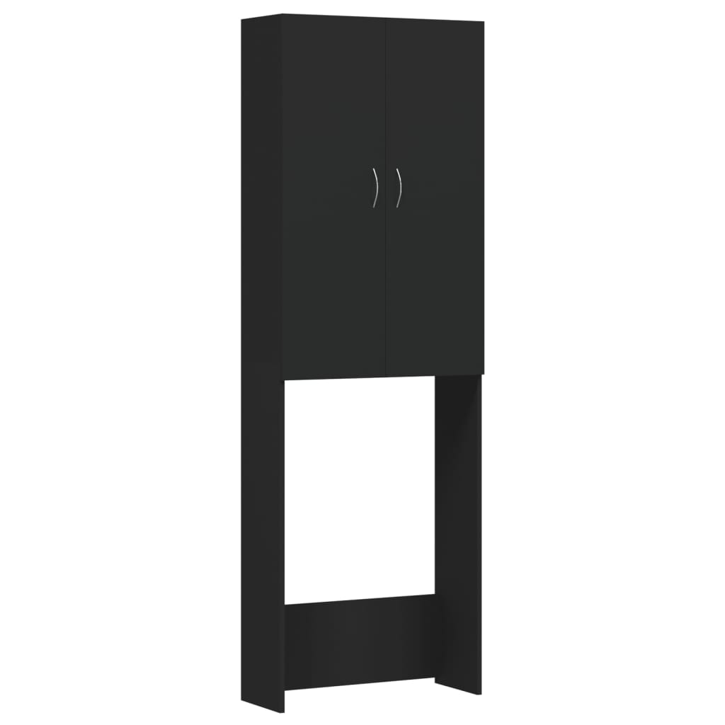 Washing machine cabinet 64x25.5x190 cm - black, 1 - number 2.