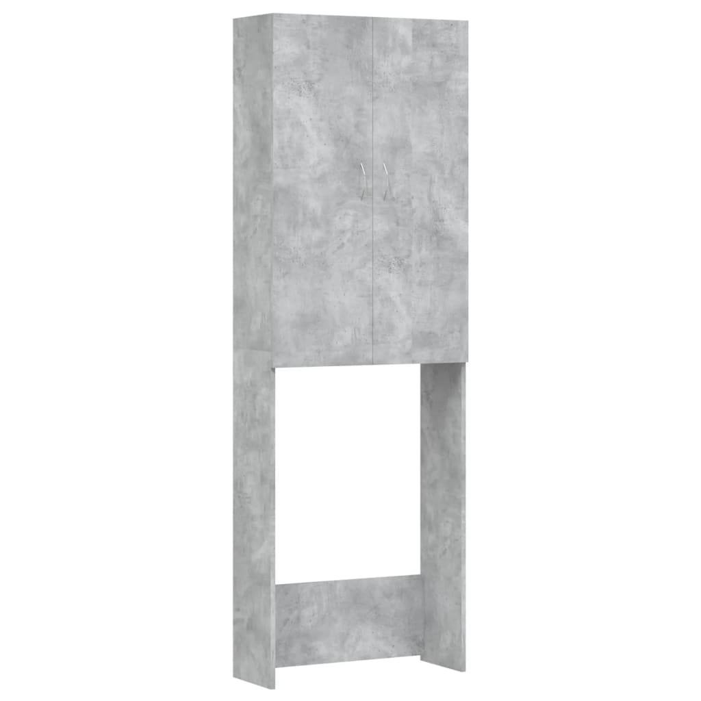 Gabinete de lavadora 64x25.5x190 cm - gris de concreto, 1 - number 2.