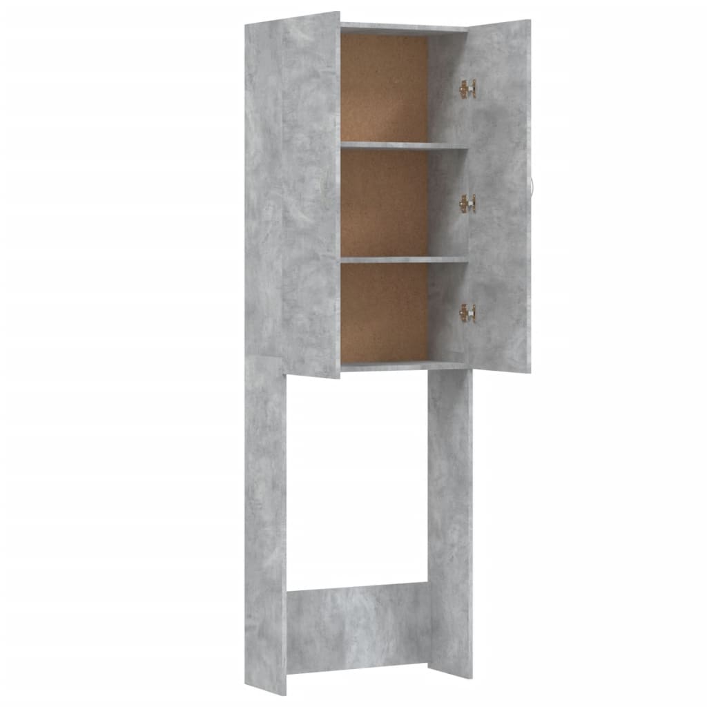 Gabinete de lavadora 64x25.5x190 cm - gris de concreto, 1 - number 5.
